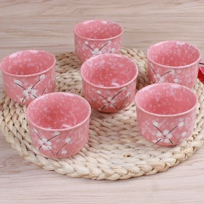 Cherry Blossom Print Tea Set - Image 2