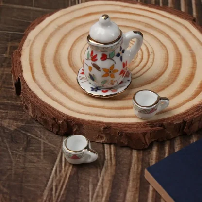 Miniature Printed Floral Tea Set - Image 5