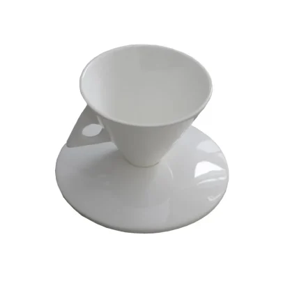 Plain Pyramid Shape Tea Set - Image 5