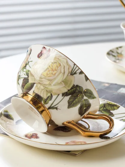 Luxury Floral English Tea Set