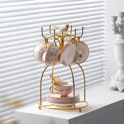 Luxury Butterfly Print Tea Set - Image 2