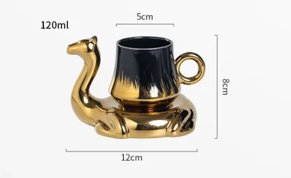 Creative Luxury Saucer Tea Set - Image 7