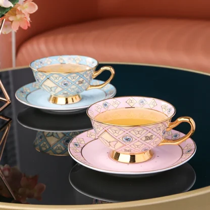Luxury Butterfly Print Tea Set