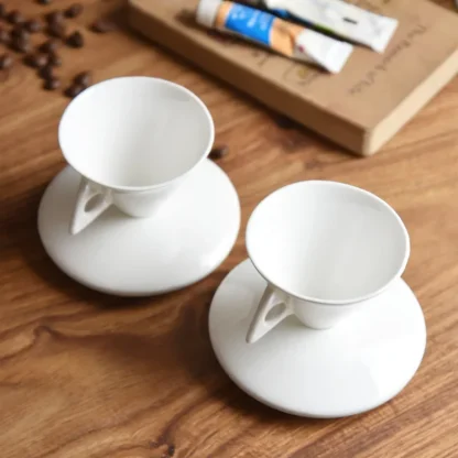 Plain Pyramid Shape Tea Set - Image 4