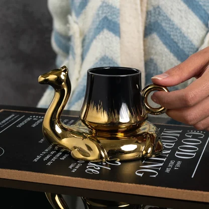 Creative Luxury Saucer Tea Set - Image 4