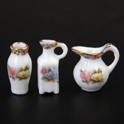 Dollhouse Miniature Tea Set - Image 5
