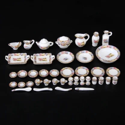 Dollhouse Miniature Tea Set