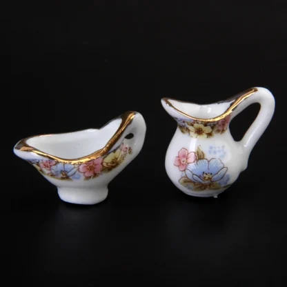 Dollhouse Miniature Tea Set - Image 4