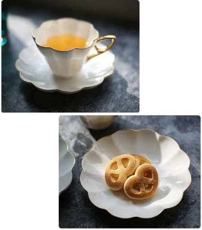 Scalloped Minimalist Tea Set - Image 4