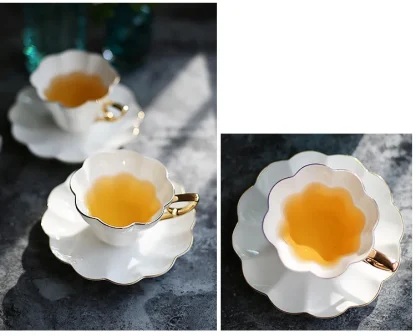 Scalloped Minimalist Tea Set - Image 5