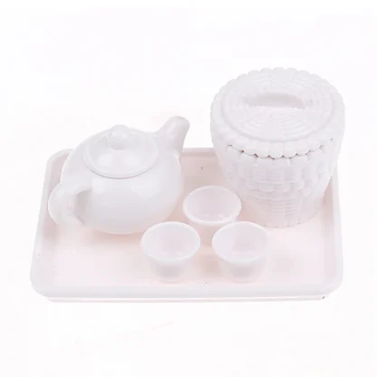 Cute Dollhouse Miniature Tea Set - Image 7