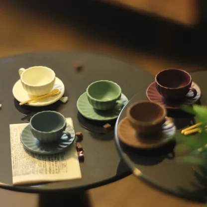 Cute Solid Color Miniature Tea Set