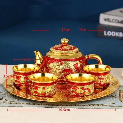 Luxury Vintage-style Tea Set - Image 7