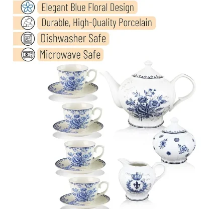 Vintage-style English Tea Set - Image 2