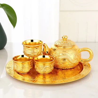 Luxury Vintage-style Tea Set - Image 3