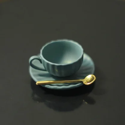 Cute Solid Color Miniature Tea Set - Image 5