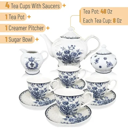 Vintage-style English Tea Set - Image 3