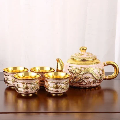 Luxury Vintage-style Tea Set - Image 2