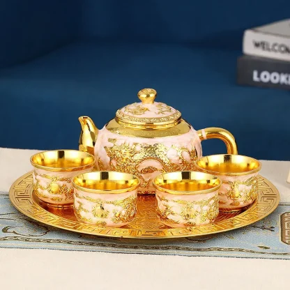 Luxury Vintage-style Tea Set - Image 4