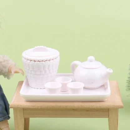 Cute Dollhouse Miniature Tea Set