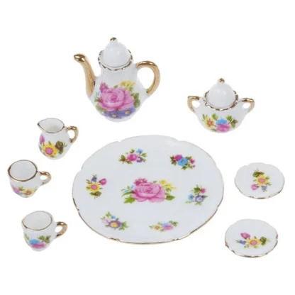 Cute Floral Miniature Tea Set - Image 6