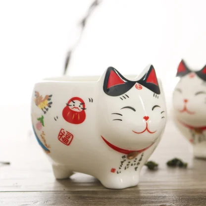 Cute Cat Shape Tea Set - Image 5