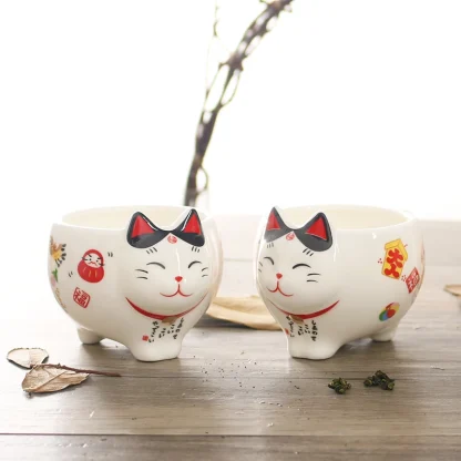 Cute Cat Shape Tea Set - Image 3