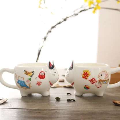 Cute Cat Shape Tea Set - Image 4