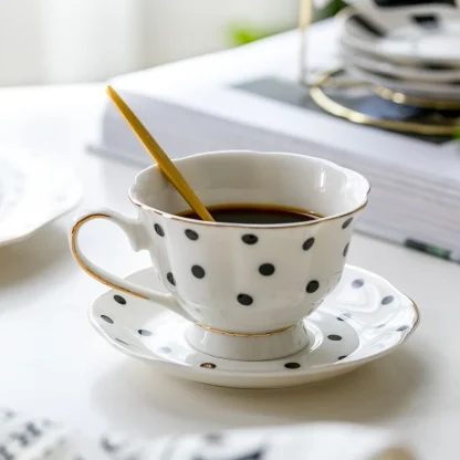 Cute Polka Dot Tea Set