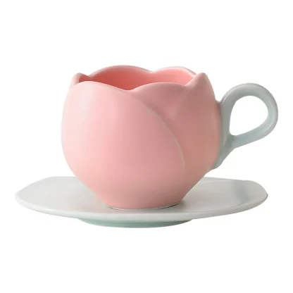 Cute Tulip Shape Tea Set - Image 7