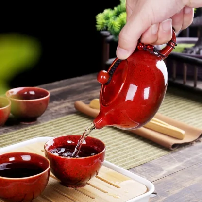 Portable Vintage-style Tea Set - Image 7