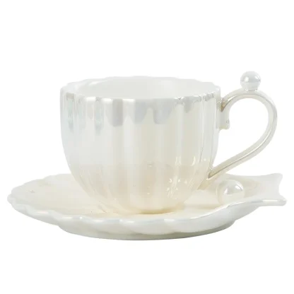 Creative Shell Shape Tea Set - Image 6