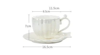 Creative Shell Shape Tea Set - Image 7