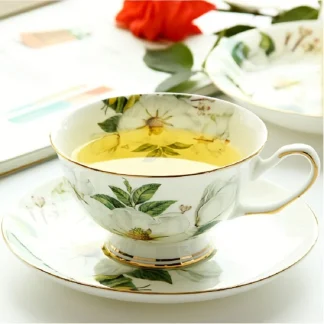 Elegant Floral Tea Set