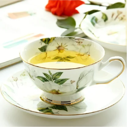 Elegant Floral Tea Set