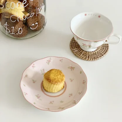 Cute Printed Floral Tea Set - Image 4