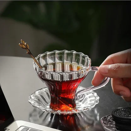 Transparent Wide Mouth Tea Set
