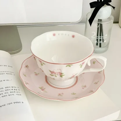 Cute Printed Floral Tea Set - Image 5