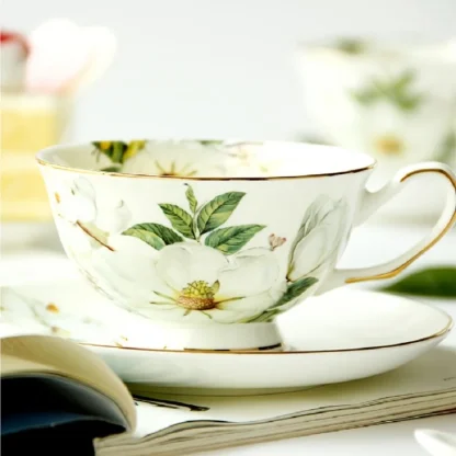 Elegant Floral Tea Set - Image 3