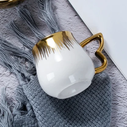 Creative Gold-like Accent Tea Set - Image 4