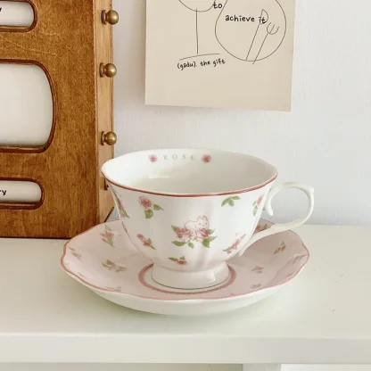 Cute Printed Floral Tea Set - Image 3