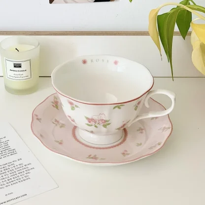 Cute Printed Floral Tea Set - Image 6